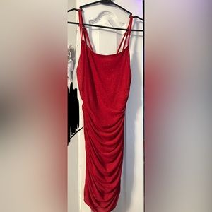 small red lucy in the sky dress